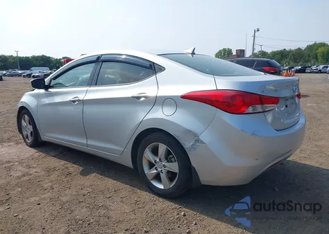 2013 Hyundai Elantra Gls z USA, uszkodzony, nr VIN 5NPDH4AE5DH180385